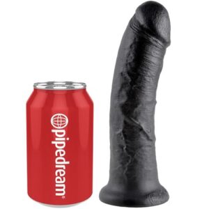 Dildo Realistico King Kock Nero da 20 cm