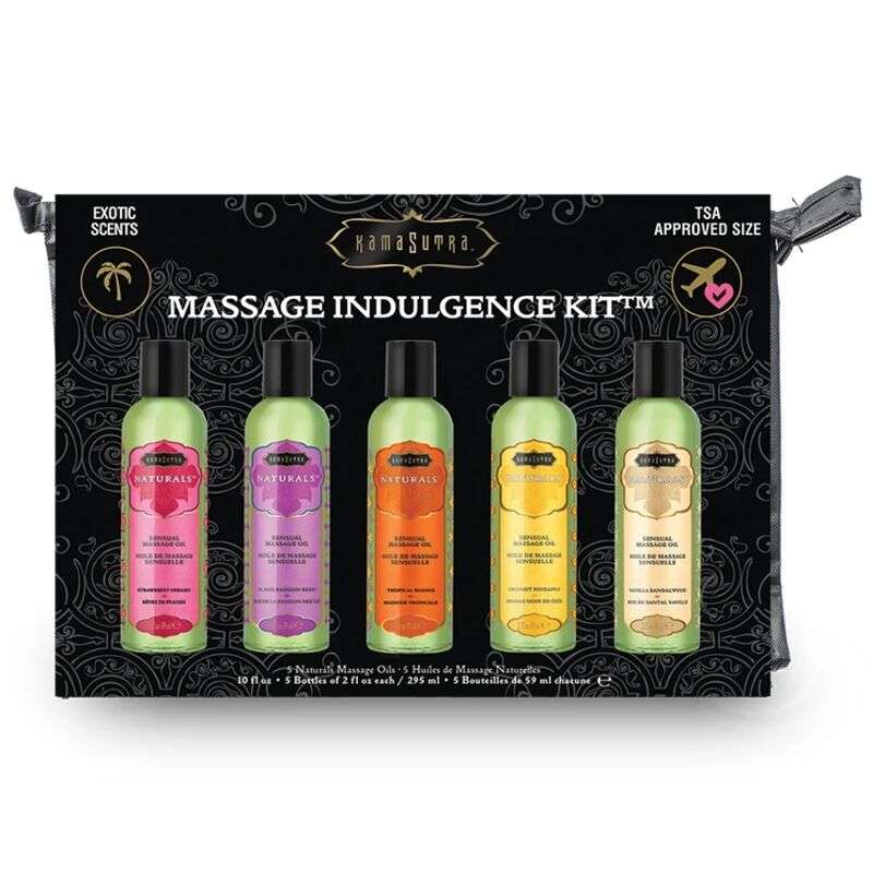 Kit di 5 Olii Da Massaggio Kamasutra Indulgence