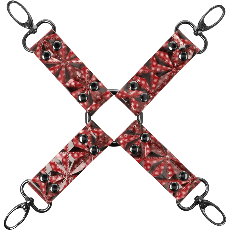 Cravatta BDSM Begme Red Edition Hog Tie in Pelle Vegana 2