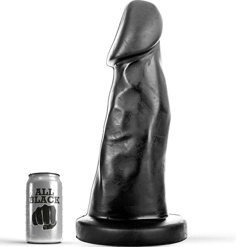 Dildo Gigante Nero Realistico di 27 cm – All Black