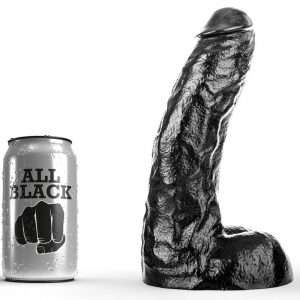 Pene Gigante Nero Realistico di 26 cm – All Black
