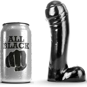 Dildo Realistico Nero di 15 Cm – All Black