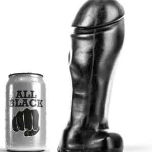 Pene Nero Realistico di 22 cm – All Black