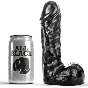 Pene Realistico Nero di 19 cm – All Black