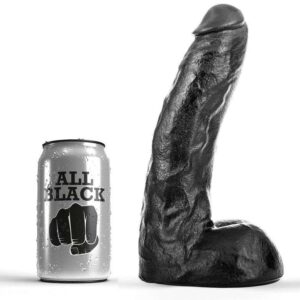 Fallo Nero Ultra Realistico di 22 cm – All Black