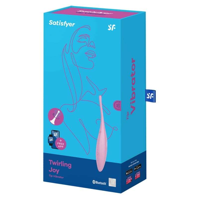 Stimolatore Clitoride Satisfyer Twirling Joy Clit Tip – Rosa