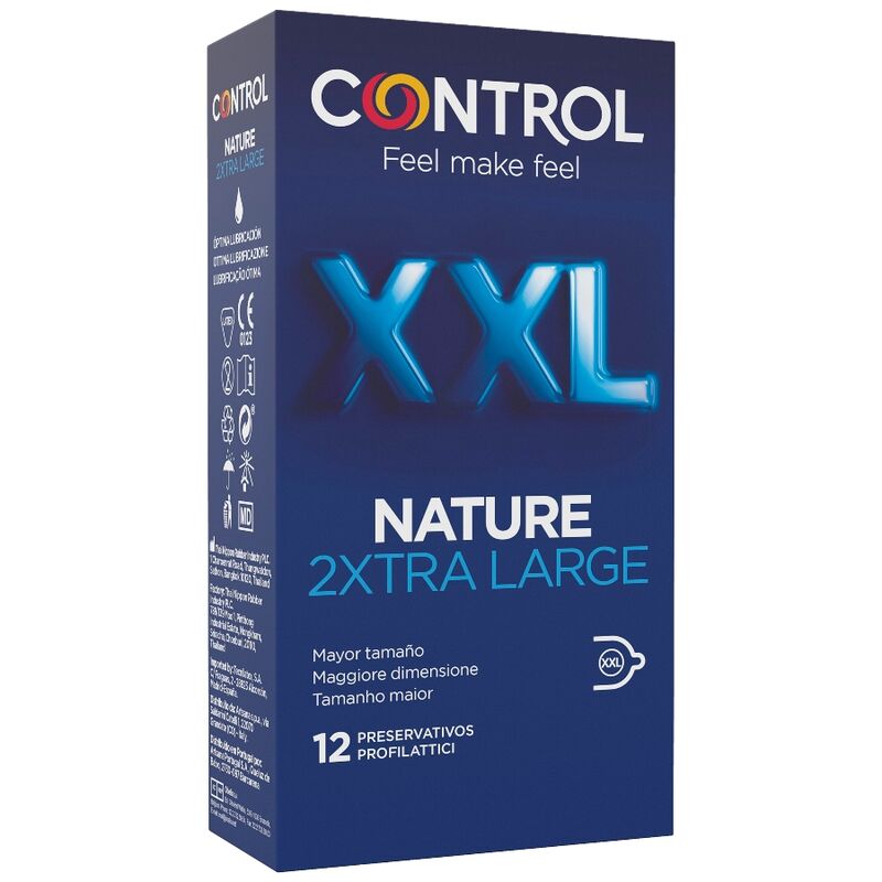 Preservativi XXL Control Nature 12 pz