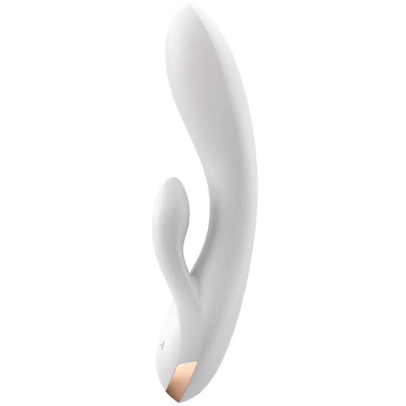 Vibratore Satisfyer Double Flex – Bianco 2