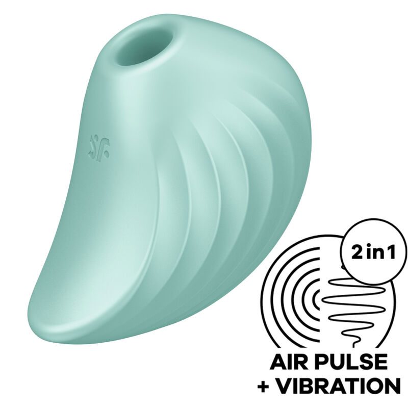 Stimolatore e Vibratore Satisfyer Pearl Diver – Verde