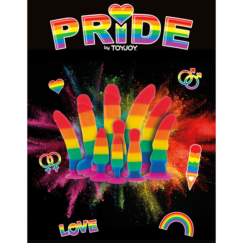 Anal Dildo Bandiera Lgbt Wave 17 Cm – Pride 3