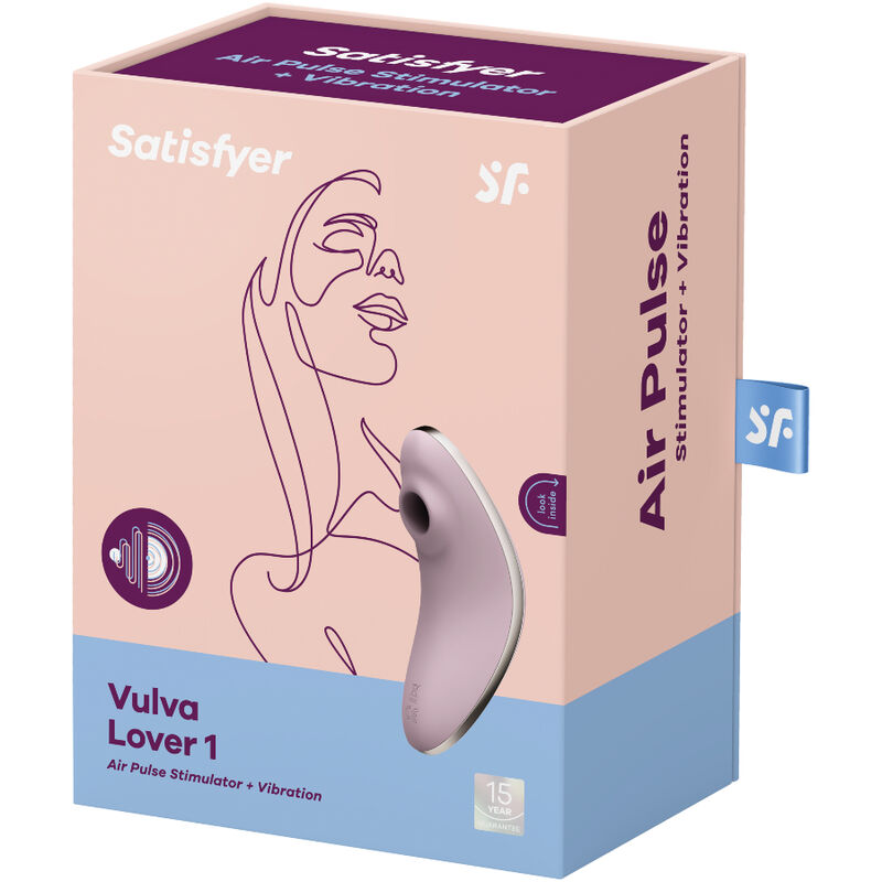 Stimolatore ad Impulsi D’Aria Satisfyer Vulva Lover 1 – Viola
