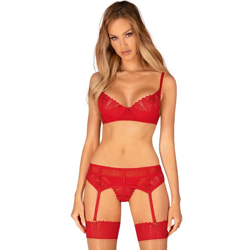 Completo Intimo Obsessive Ingridia Rosso