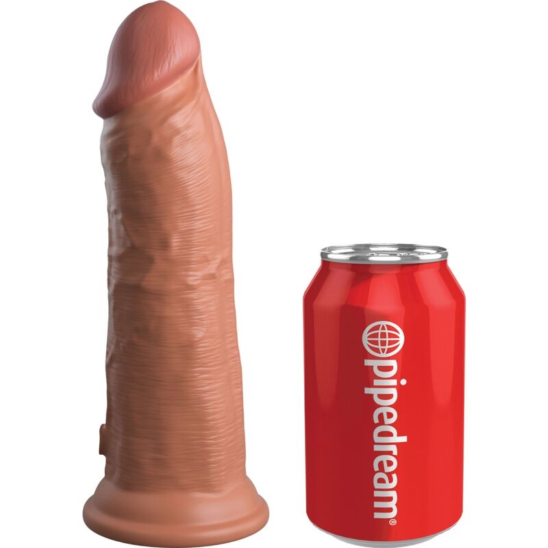 Vibratore Realistico King Cock Elite In Silicone 20,3 Cm Caramello