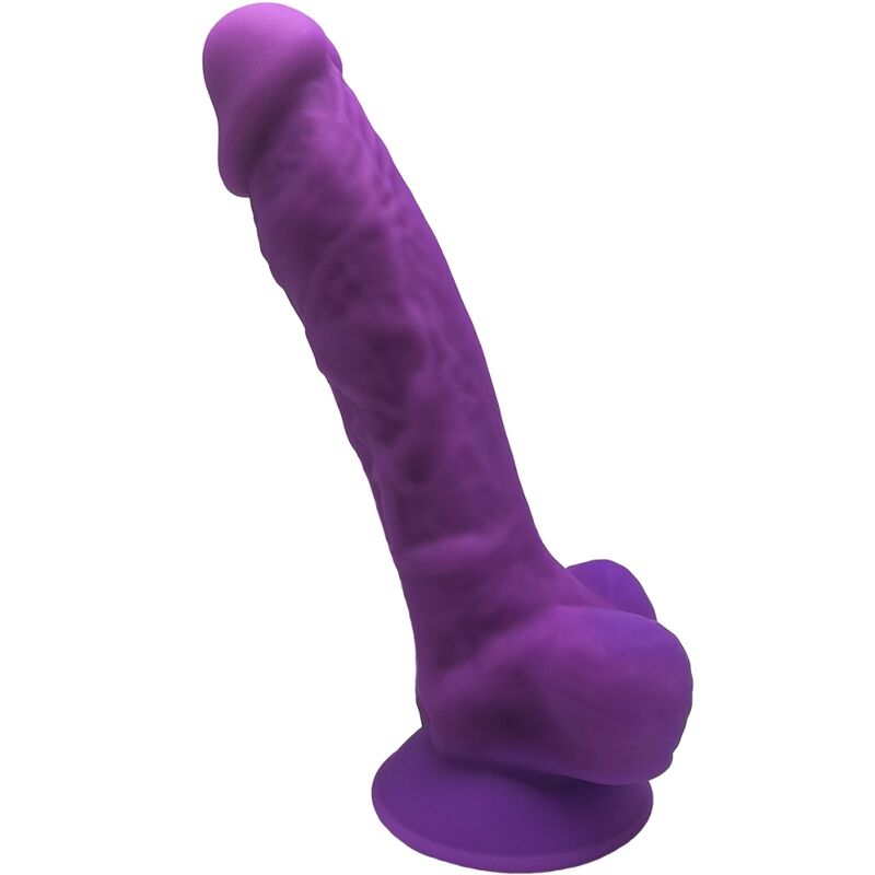 Pene Realistico Silexd Mod.1 Premium Silexpan Viola 17,5 Cm