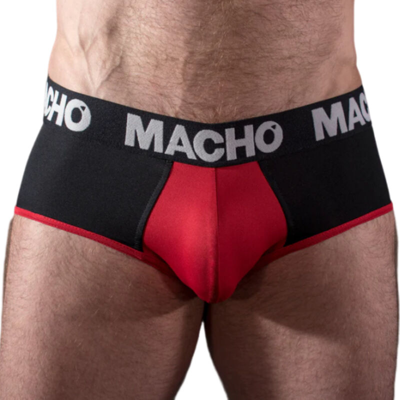 Boxer Uomo Macho MS26N Nero e Rosso