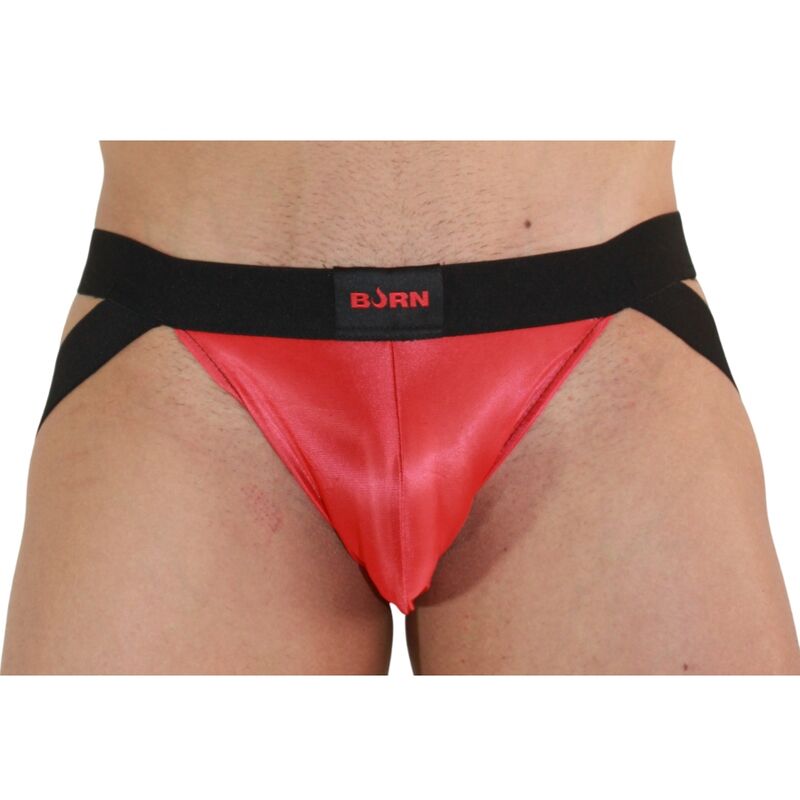 Slip Uomo Burn 010 Jock Rosso e Nero