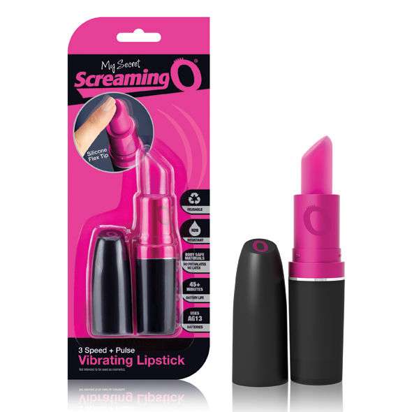 Mini Vibratore Screaming O a Forma di Rossetto per Labbra