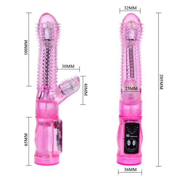 Vibratore Rabbit Intimate Lover Tease Rosa 4