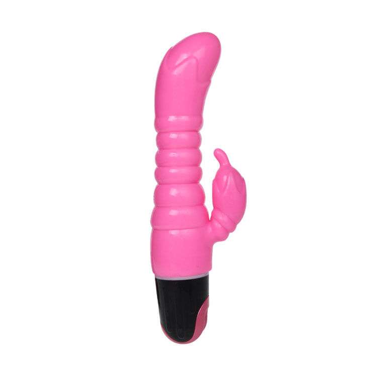Vibratore Rabbit Baile Vibrators con Superficie Ondulata 22.5 cm rosa