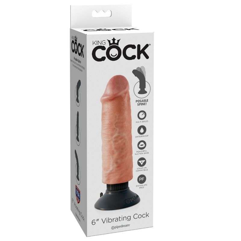 Vibratore Realistico King Cock – 15 Cm