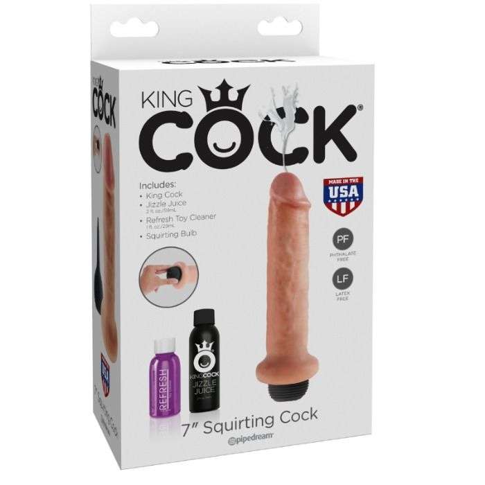 Fallo Eiaculante Realistico King Cock – 18 cm