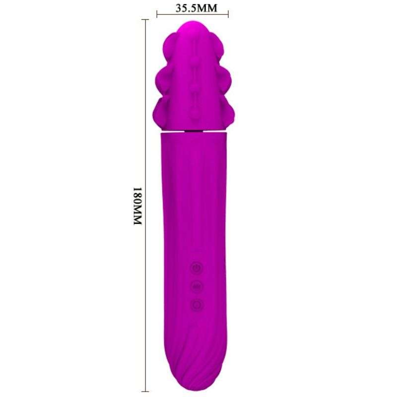 Vibratore Vaginale con Rotazione Viola – Aaron