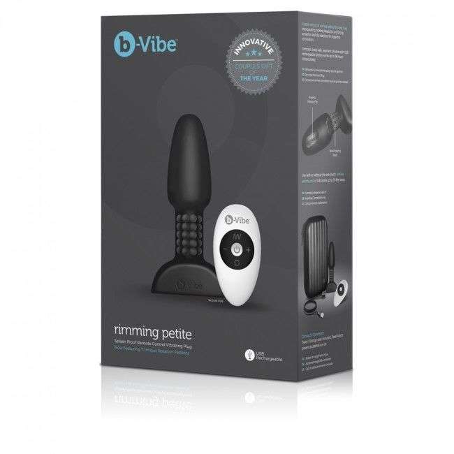 Cuneo Anale B-Vibe Rimming con Telecomando nero