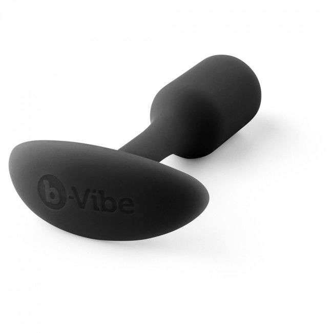 Buttplug B-Vibe Snug 1 in Silicone nero con custodia