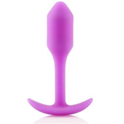 Buttplug B-Vibe Snug 1 in Silicone rosa con custodia