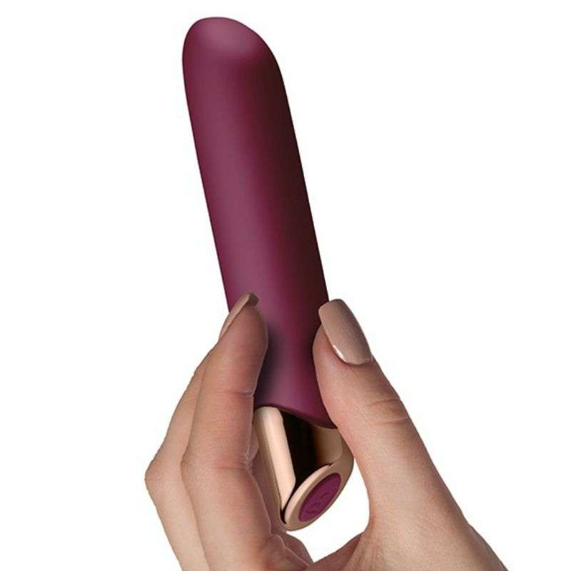Piccolo Vibratore Anale o Vaginale Rocks-Off Chaiamo colore Bordeaux