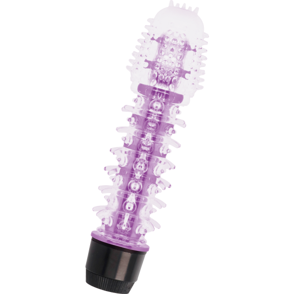 Vibratore Jelly Glossy Axel colore Viola 14 cm