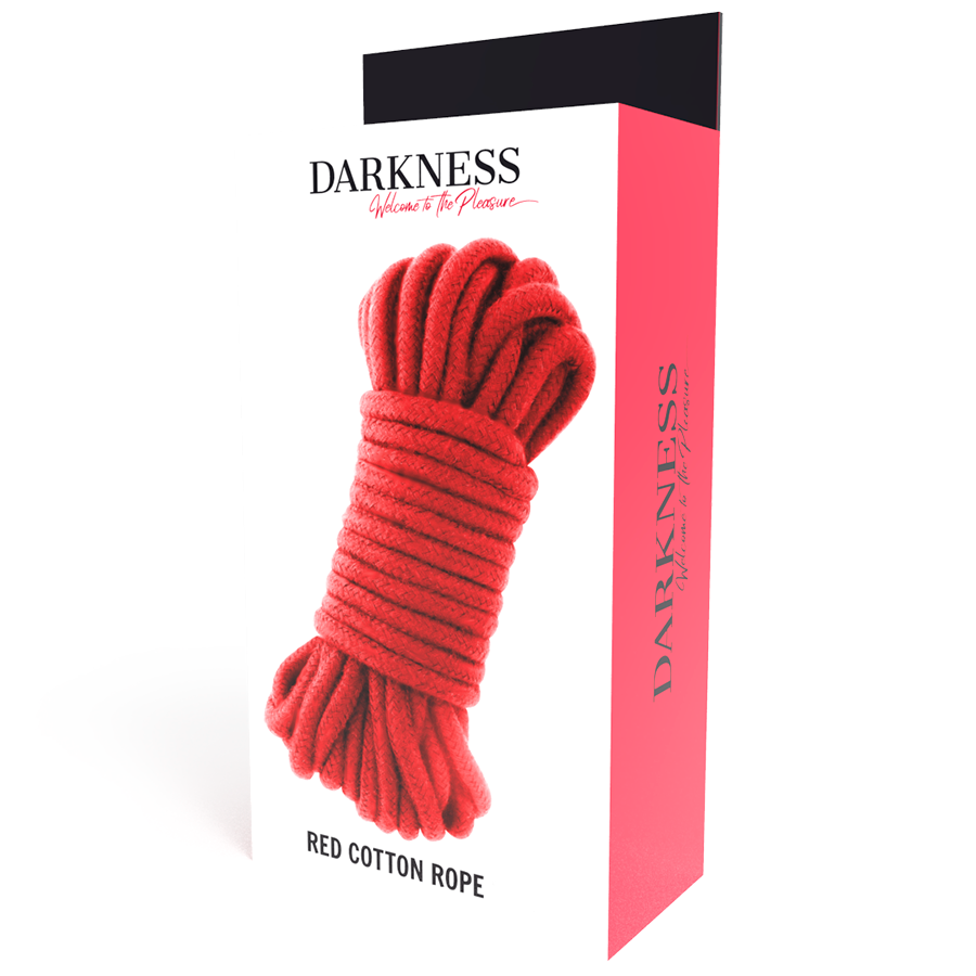 Corda di Dominazione Darkness Bondage Kinbaku Rossa  5 m