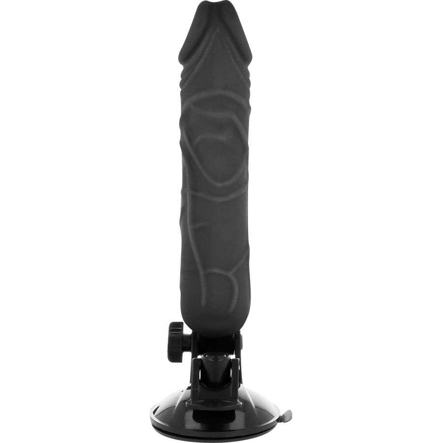 Vibratore Nero con Telcomando con Ventosa 20 cm – BaseCock