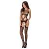 Bodystocking Passion Woman BS047 con Aperture Sexy Nero