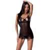 Babydoll Sexy Passion Woman Quentrise Chemise nero velato