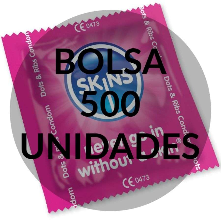 Preservativi Skins Dots Ribs 500 pezzi