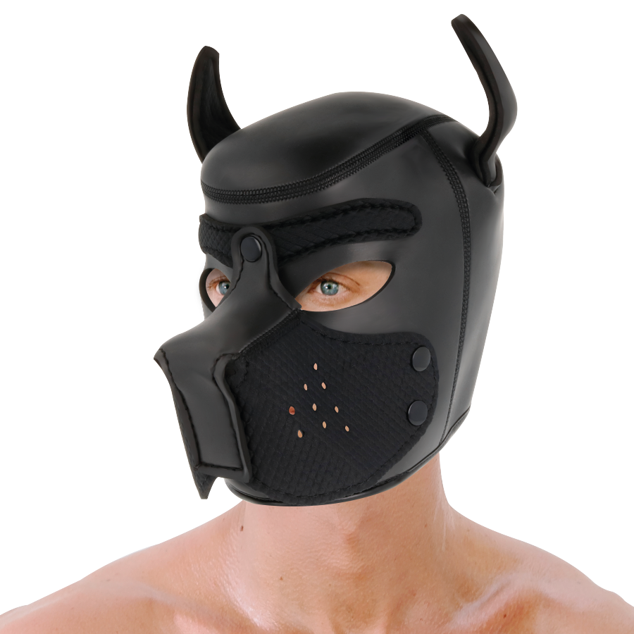 Maschera DArkness Neoprene Dog Hood con Bocca Estraibile Taglia L