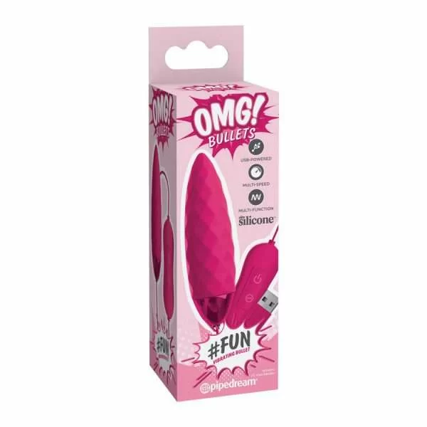 Ovetto Vibrante OMG Fun Bullet Rosa Luxe 3