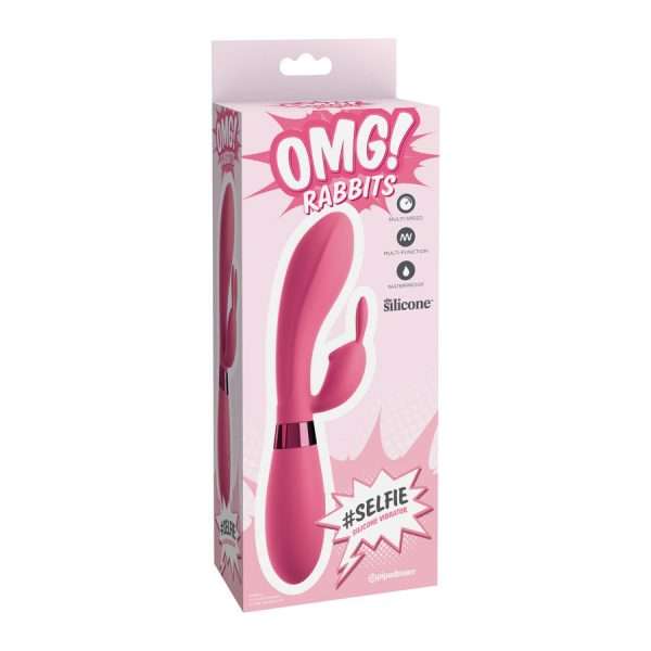 Vibratore Rabbit OMG Selfie 10 Modalita’ Vibrazione colore Rosa