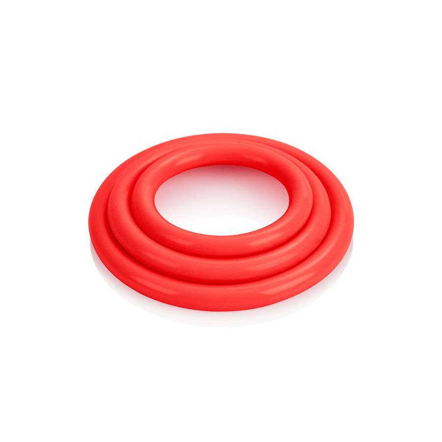 Set 3 Anelli Fallici rosso – Calex Tri-Rings