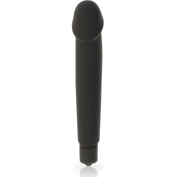 Vibratore Dolce Vita con Glande Marcato in Silicone nero 4