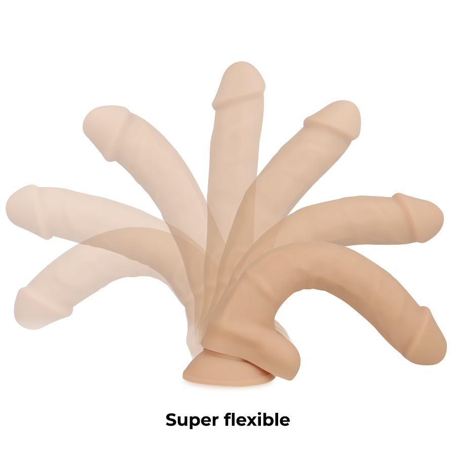 Dildo Flessibile in Silicone Cockmiller – 19,5 cm