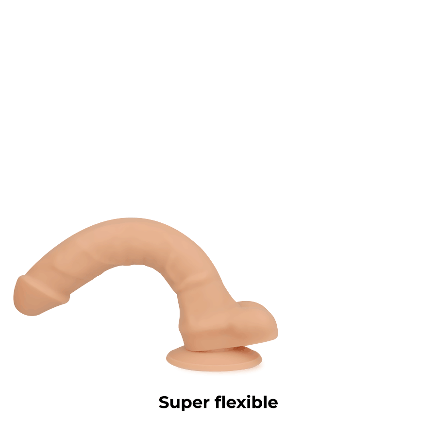 Dildo Flessibile in Silicone Cockmiller – 18 cm 2