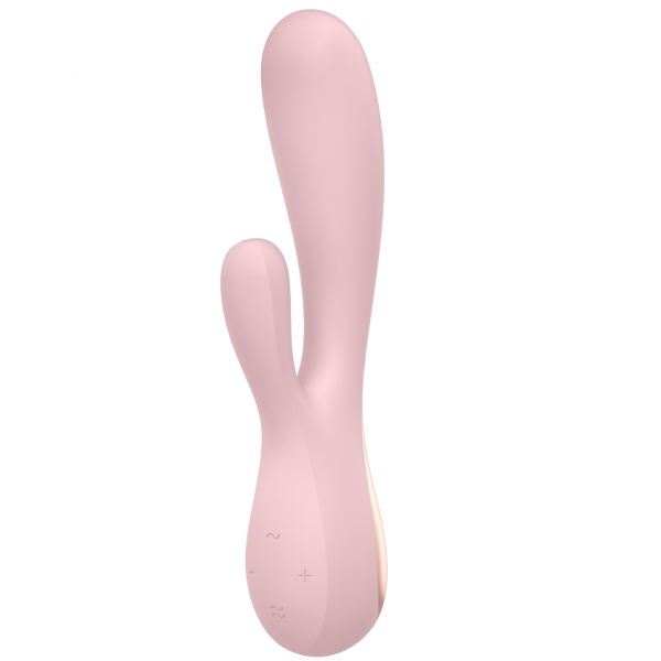 Vibratore con Stimolatore Clitoride Satisfyer Mono Flex Rosa con App