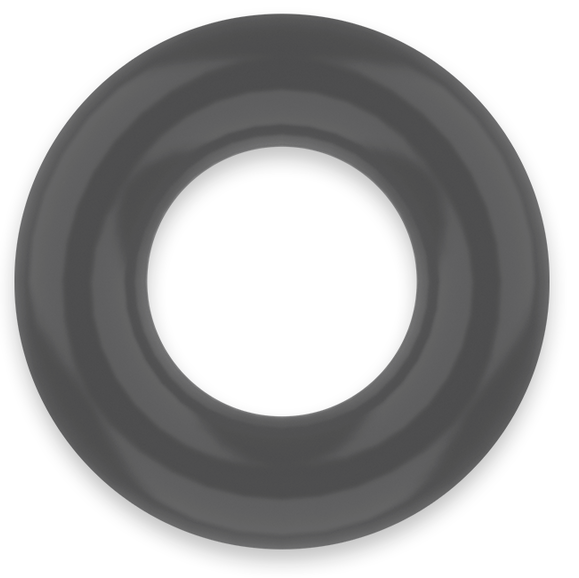 Anello Fallico Super Resistente nero Powering 3.8 cm