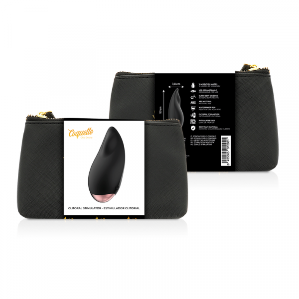 Stimolatore Clitoride Coquette Chic Desire Cl Toris nero e oro 2