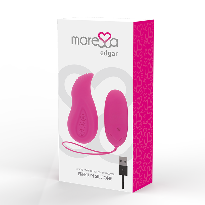 Stimolatore Vaginale Moressa Edagar con Telecomando colore rosa