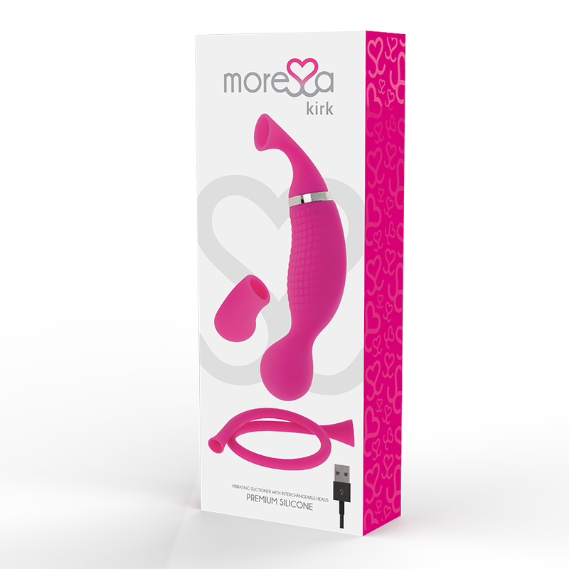 Stimolatore Erotico Moressa Kirk Premium Silicone colore rosa
