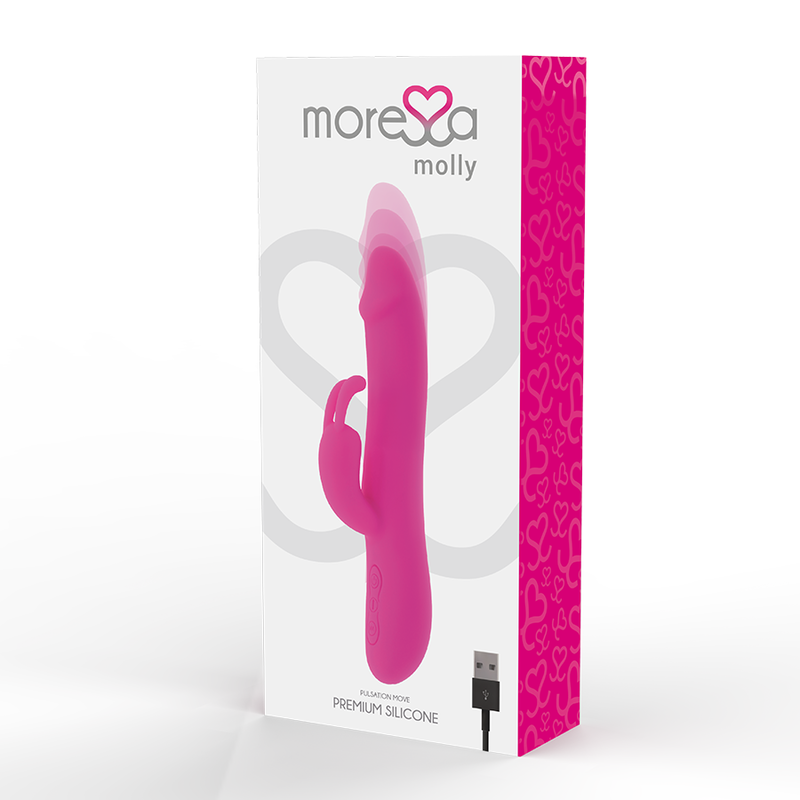 Vibratore con Telecomando Moressa Molly Premium Silicone rosa 3